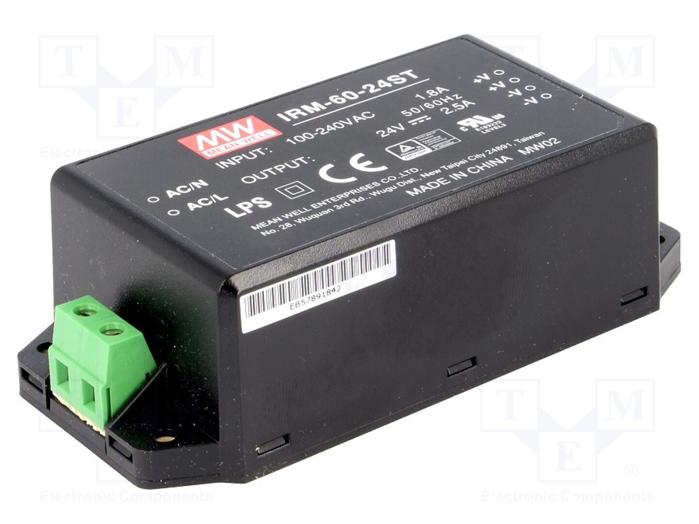 MEAN WELL IRM-60-24ST Kytkinmuuntaja 60W 24VDC