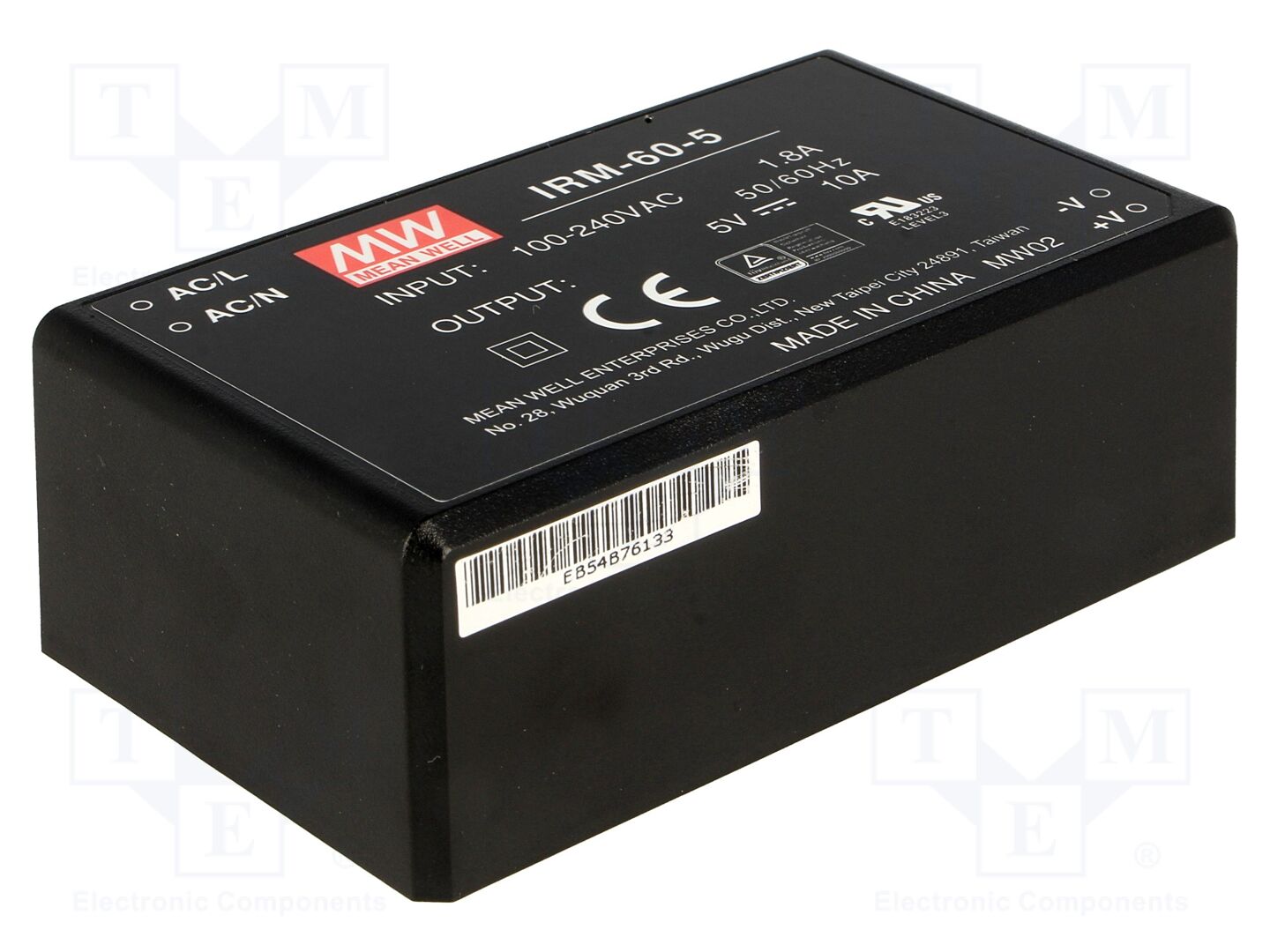 MEAN WELL IRM-60-5 PCB AC/DC-muunnin 50W