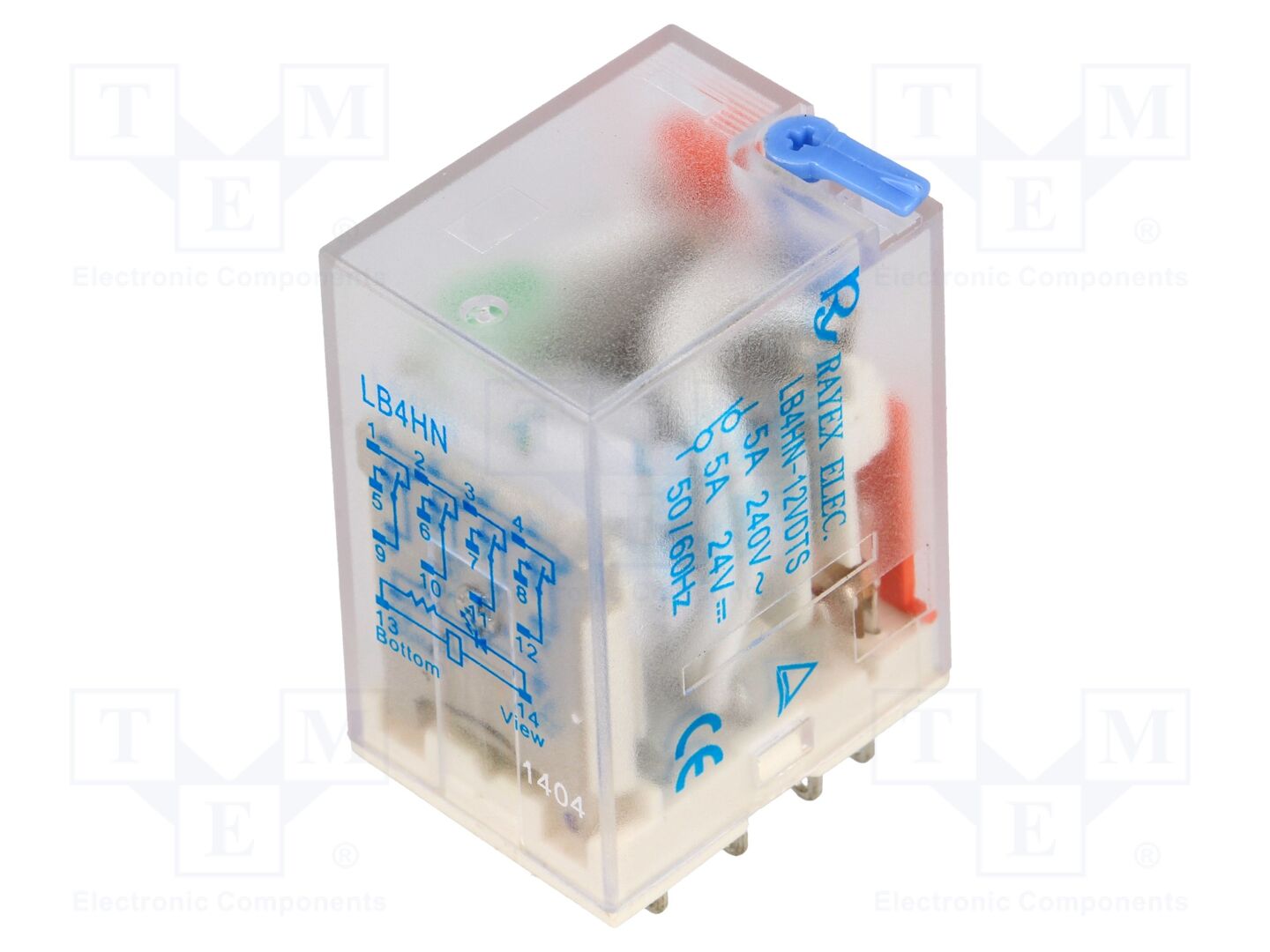 Recoy/RAYEX ELECTRONICS LB4HN-12DTS Sähkömagneettinen rele 12VDC