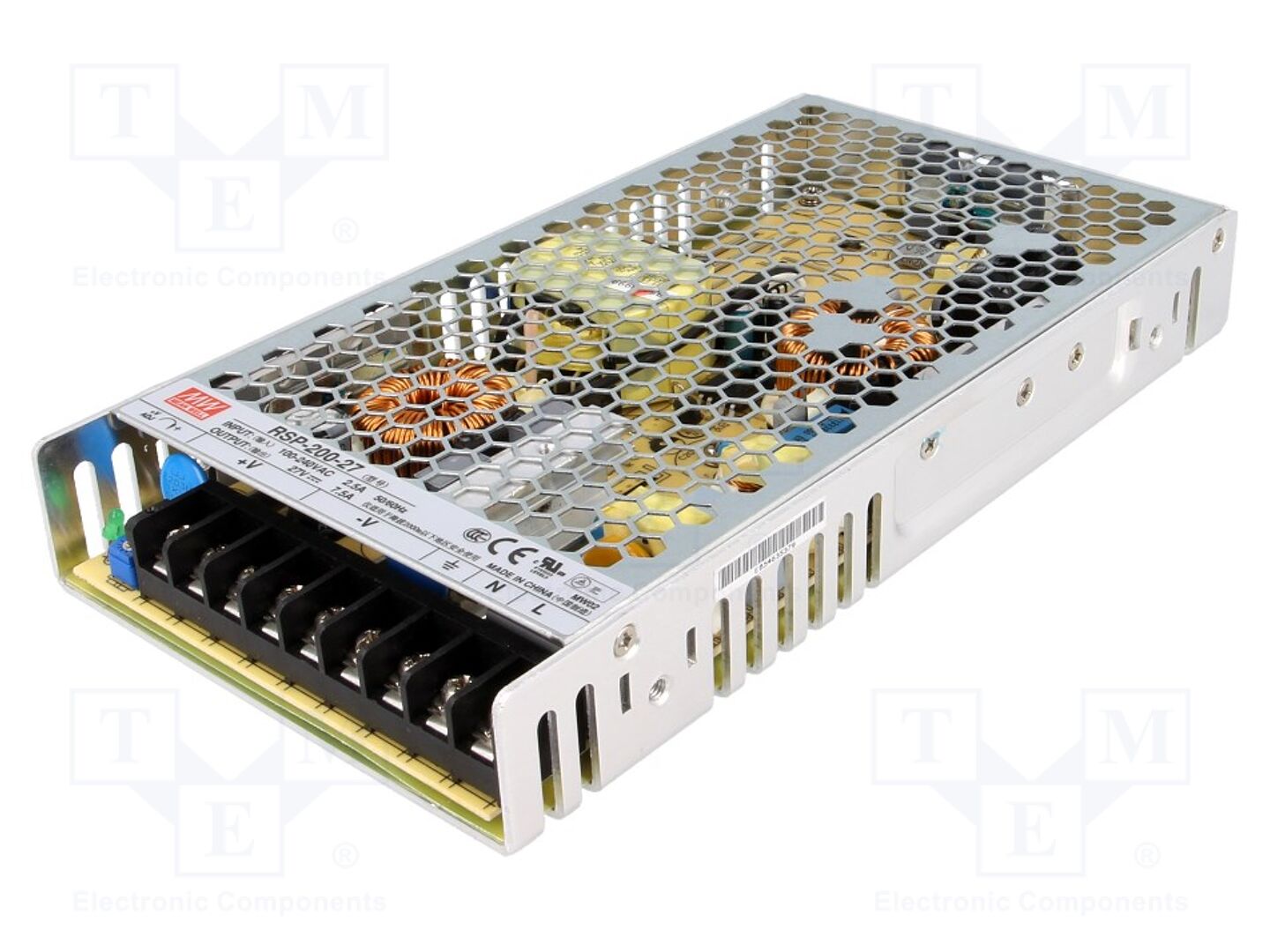 MEAN WELL RSP-200-27 Sisäänrakennettu kytkentävirtalähde 202,5W 27VDC
