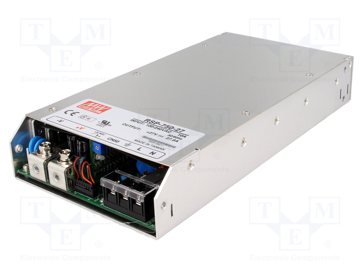 MEAN WELL RSP-750-27 Kytkinlähde 750,6W 27VDC modulaarinen