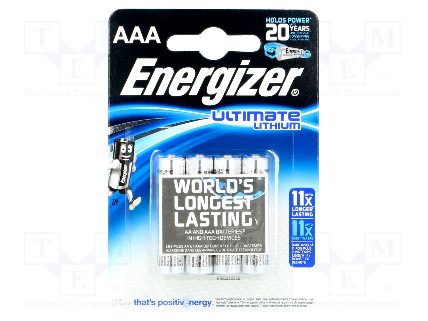 ENERGIZER BAT-FR03/EGL-B4 Paristo litium AAA 1.5V