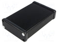HAMMOND 1455J1201BK Kotelo paneelilla 78x120x27mm