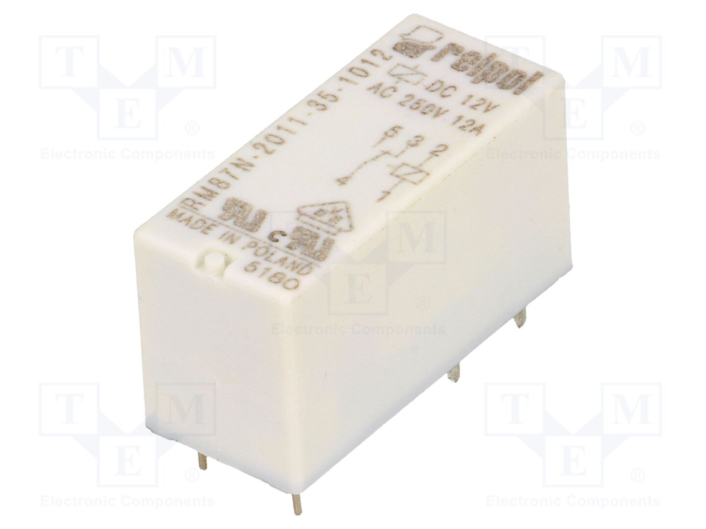 RELPOL RM87N-P-12VDC Sähkömagneettinen rele 12VDC