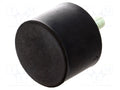 ELESA+GANTER DVA4-40-30-M8-70 Tärinänvaimennusjalka Ø 40mm