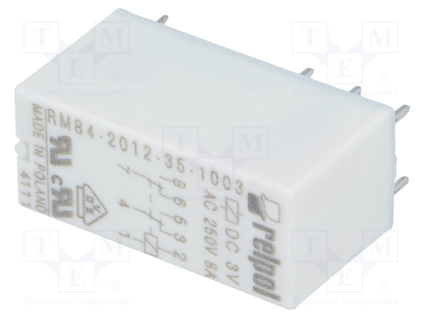 RELPOL RM84-2012-35-1003 Sähkömagneettinen rele 3VDC
