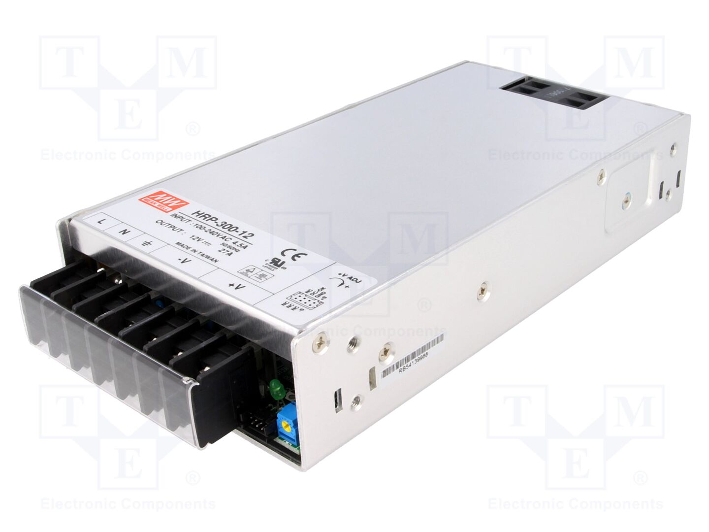 MEAN WELL HRP-300-12 Sisäänrakennettu kytkentävirtalähde 324W 12VDC