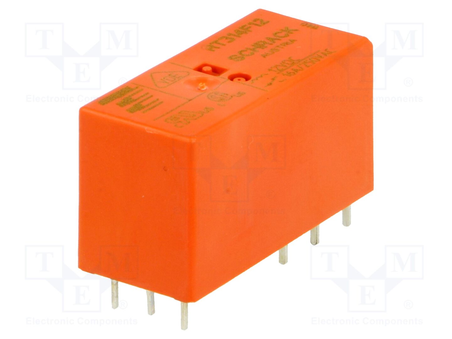 TE Connectivity RT314F12 Sähkömagneettinen rele 12VDC