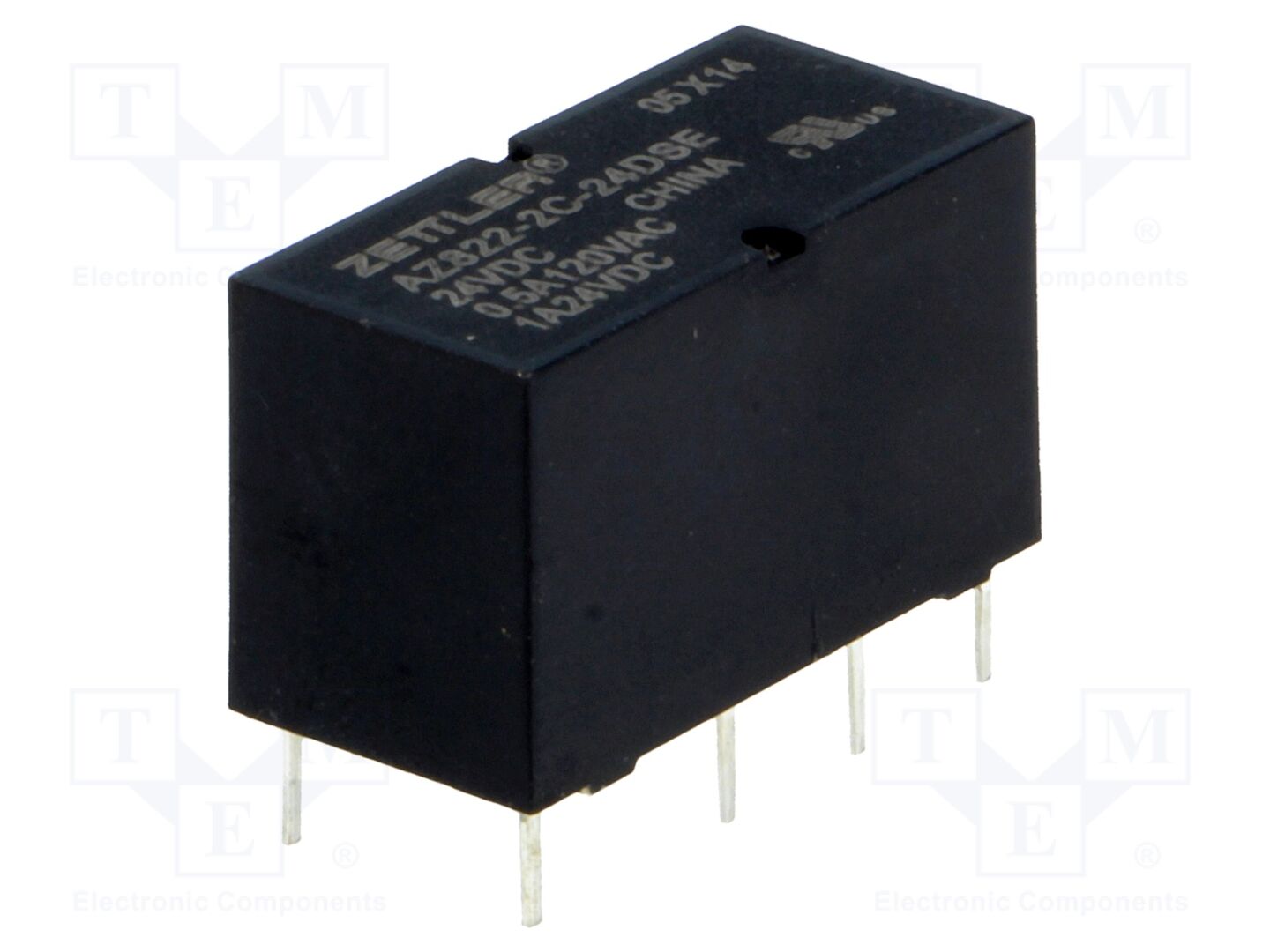 ZETTLER AZ822-2C-24DSE Sähkömagneettinen rele 24VDC (50 kpl erä)