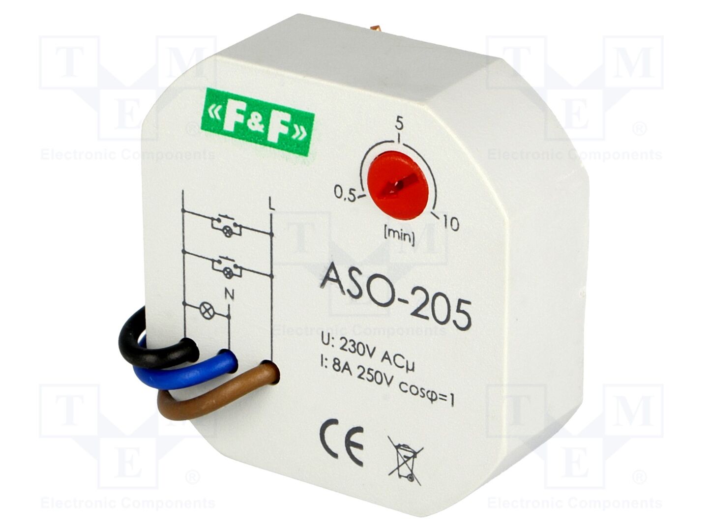 F&F ASO-205 Porraskytkin 230VAC