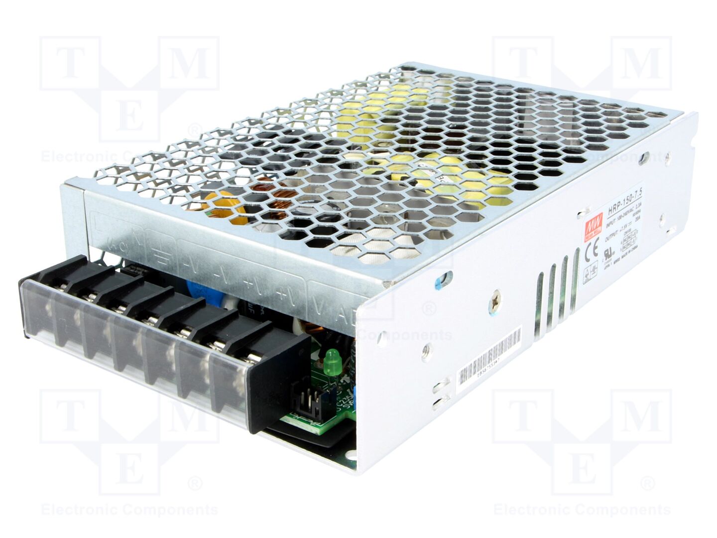 MEAN WELL HRP-150-7.5 Kytkinlähde 150W 7.5VDC DIN-kiskoon