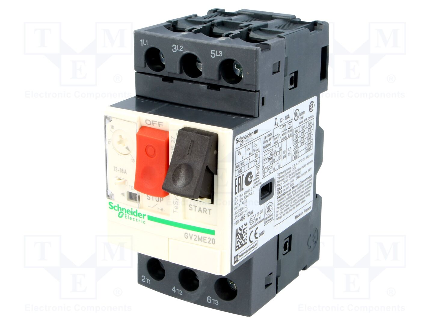 SCHNEIDER ELECTRIC GV2ME20 Moottorinsuojakatkaisija 7.5kW