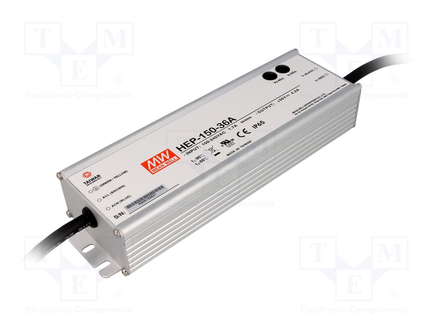 MEAN WELL HEP-150-36A Kytkinmuuntaja 151,2W 36VDC