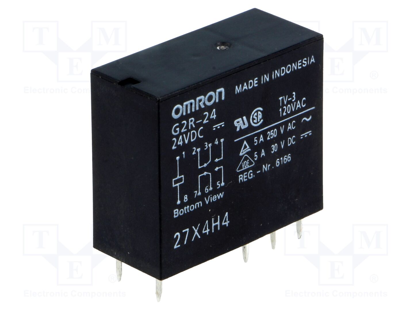 OMRON Electronic Components G2R-24-24DC Sähkömagneettinen rele 24VDC