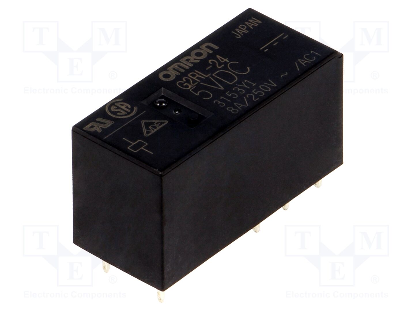 OMRON Electronic Components G2RL-24-5DC Sähkömagneettinen rele 5VDC