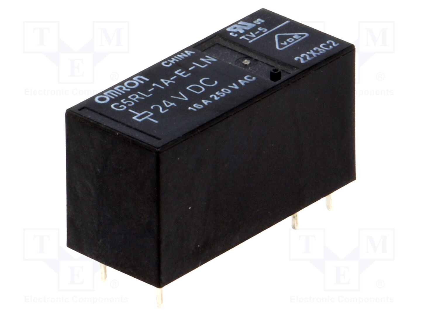 OMRON Electronic Components G5RL-1A-E-LN-24DC Sähkömagneettinen rele 24VDC