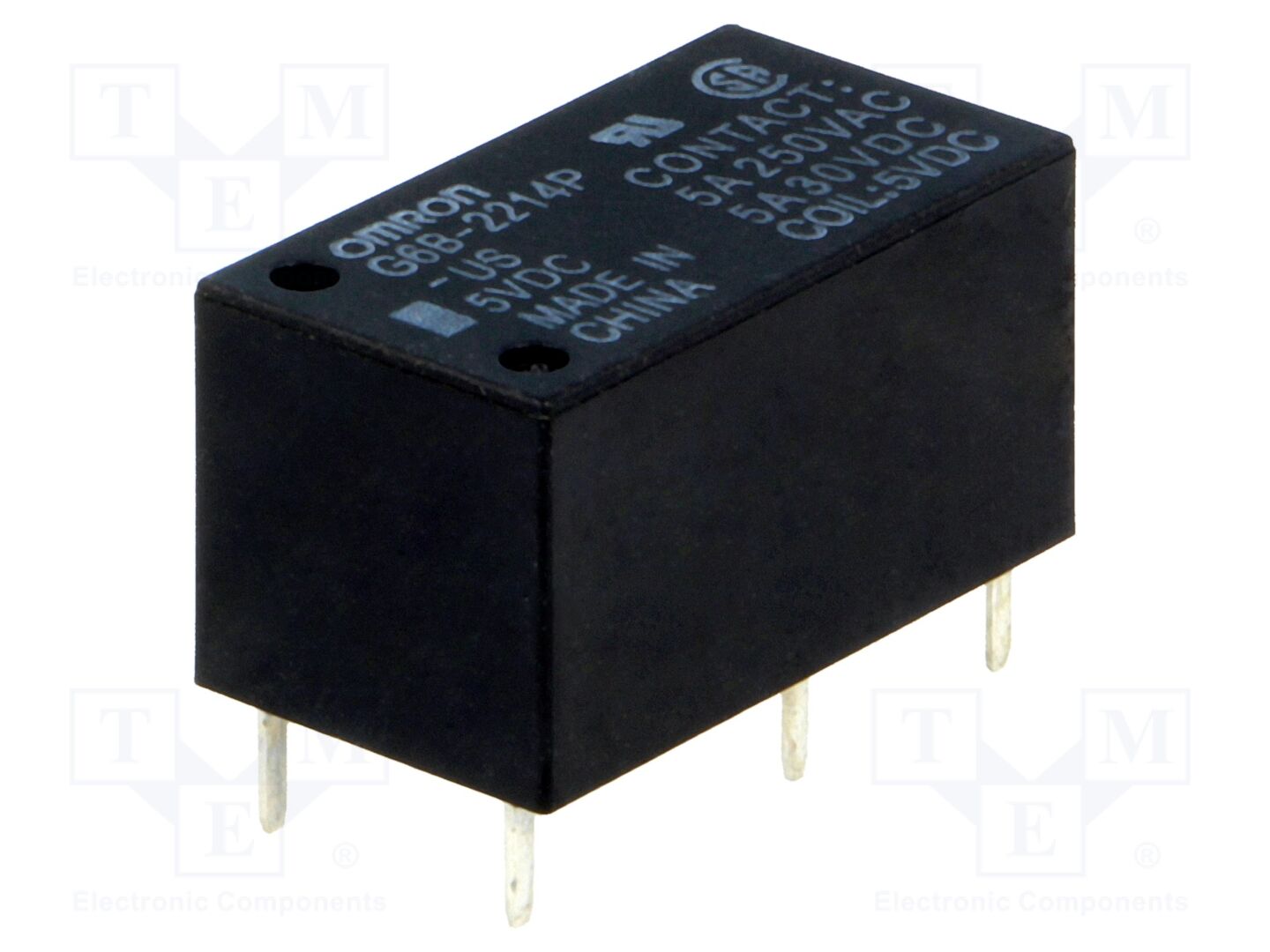 OMRON Electronic Components G6B-2214P-US-5DC Sähkömagneettinen rele 5VDC