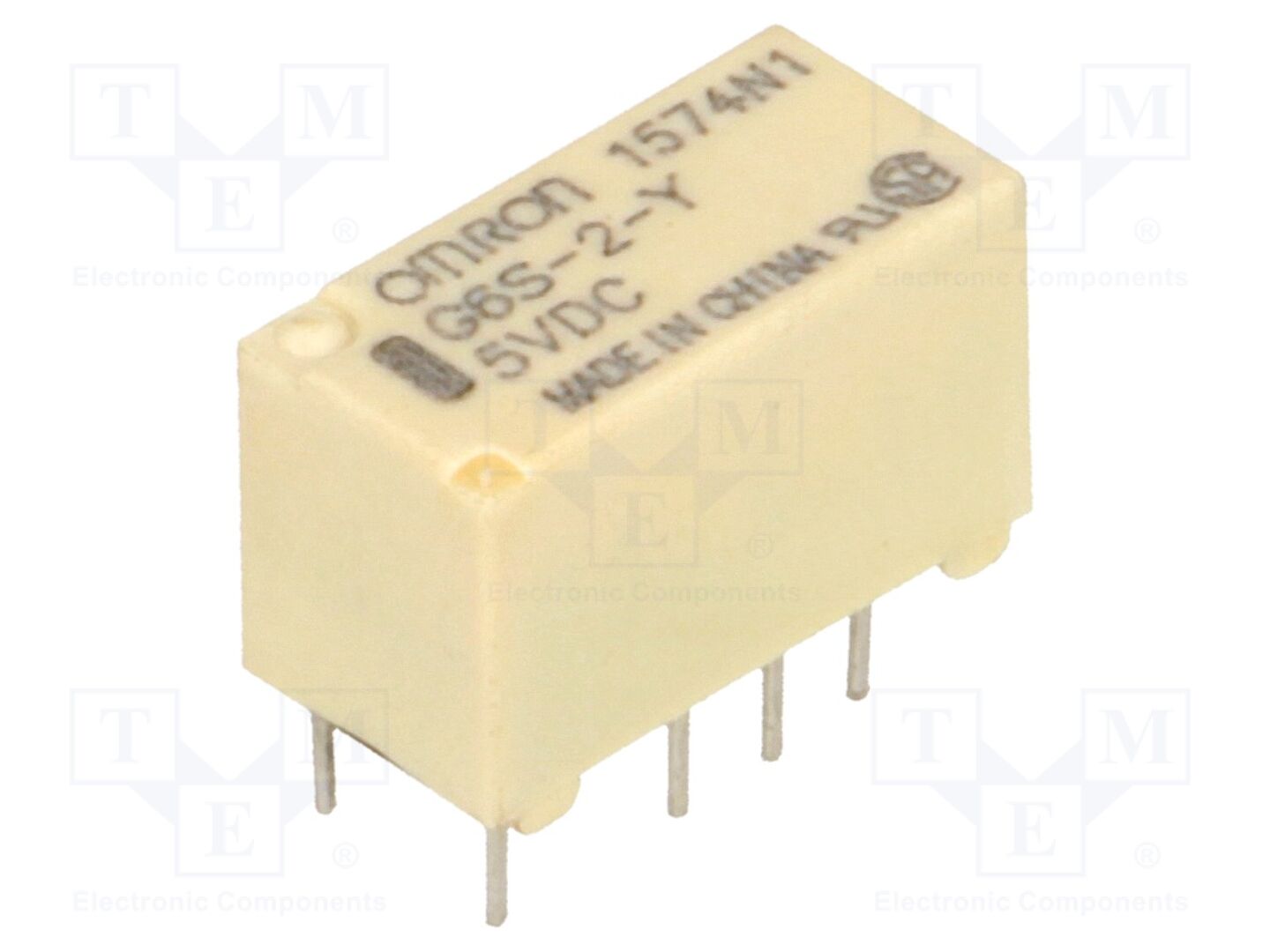 OMRON Electronic Components G6S-2-Y-5DC Sähkömagneettinen rele 5VDC