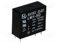 Recoy/RAYEX ELECTRONICS LM1-5D Sähkömagneettinen rele 5VDC (50 kpl erä)