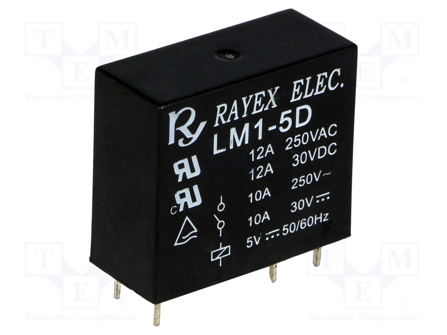 Recoy/RAYEX ELECTRONICS LM1-5D Sähkömagneettinen rele 5VDC (50 kpl erä)