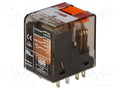TE Connectivity PT370730 Sähkömagneettinen rele 230VAC