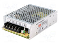 MEAN WELL RS-75-5 Sisäänrakennettu kytkentäsähkölaite 60W 5VDC 12A