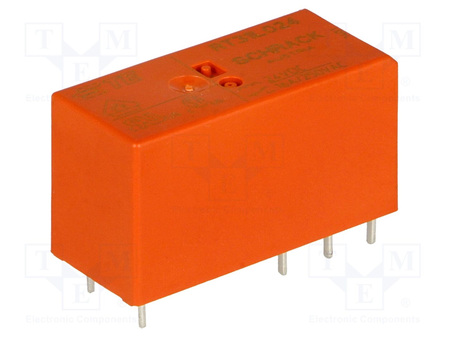 TE Connectivity RT31L024 Sähkömagneettinen rele 24VDC