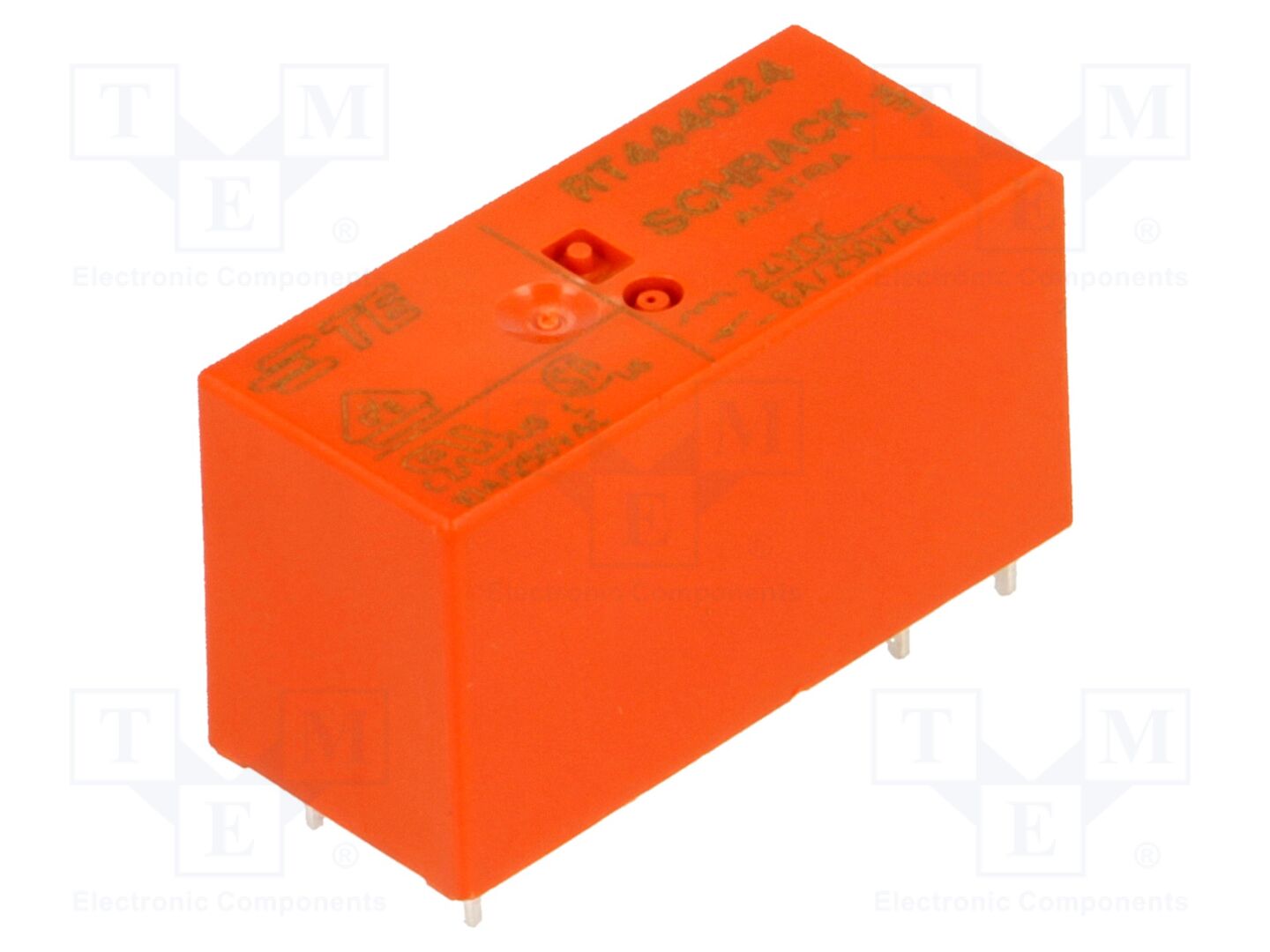 TE Connectivity RT444024 Sähkömagneettinen rele 24VDC