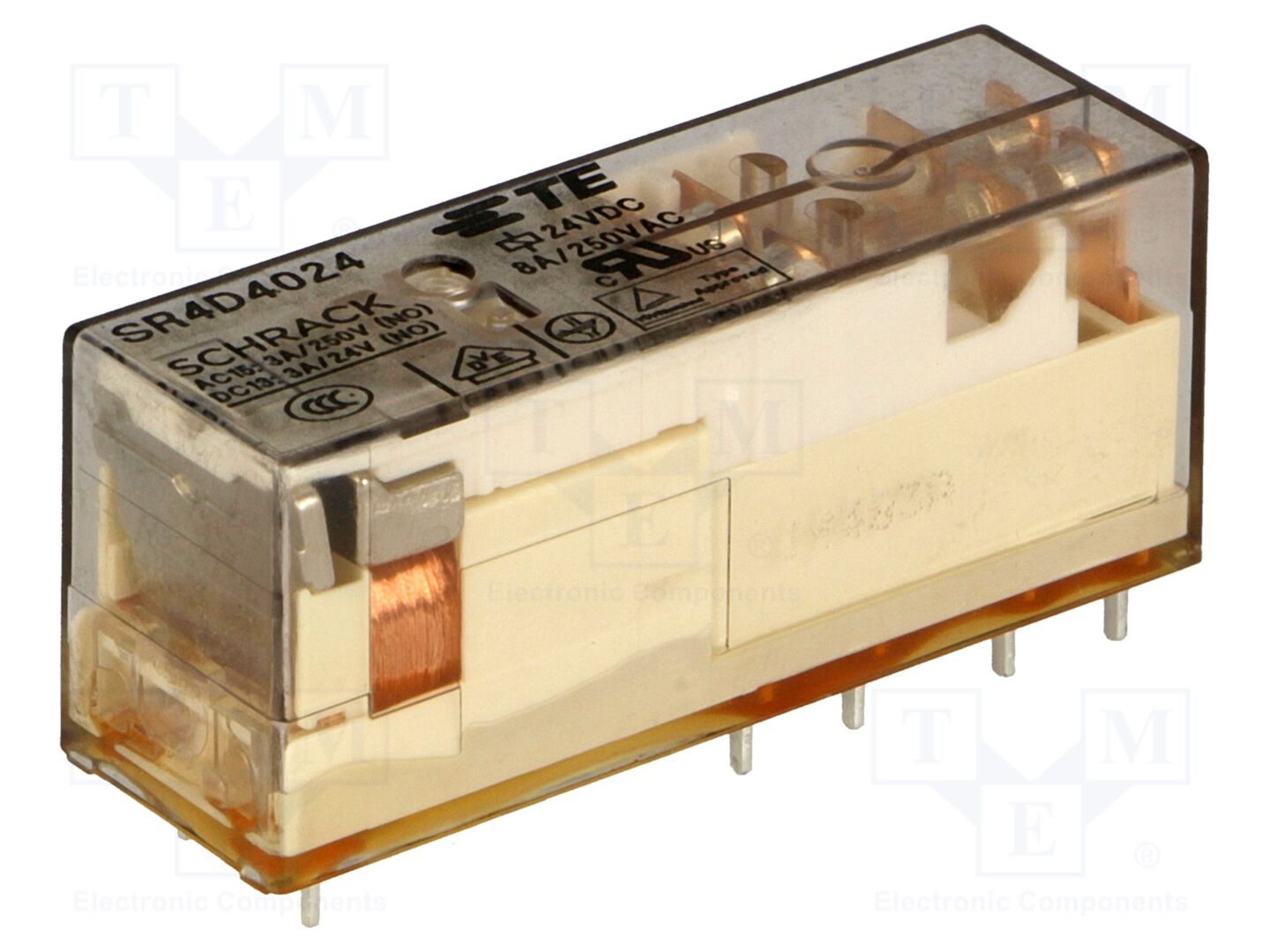 TE Connectivity SR4D4024 Miniatuurileirele 24VDC