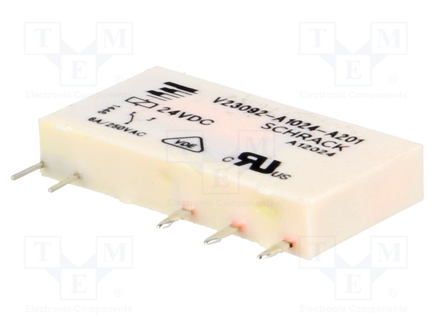 TE Connectivity V23092A1024A201 Miniatyyrinen sähkömagneettinen rele 24VDC