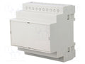 KRADEX Z-109 DIN-kiskoasennuskotelo 87x90x65mm
