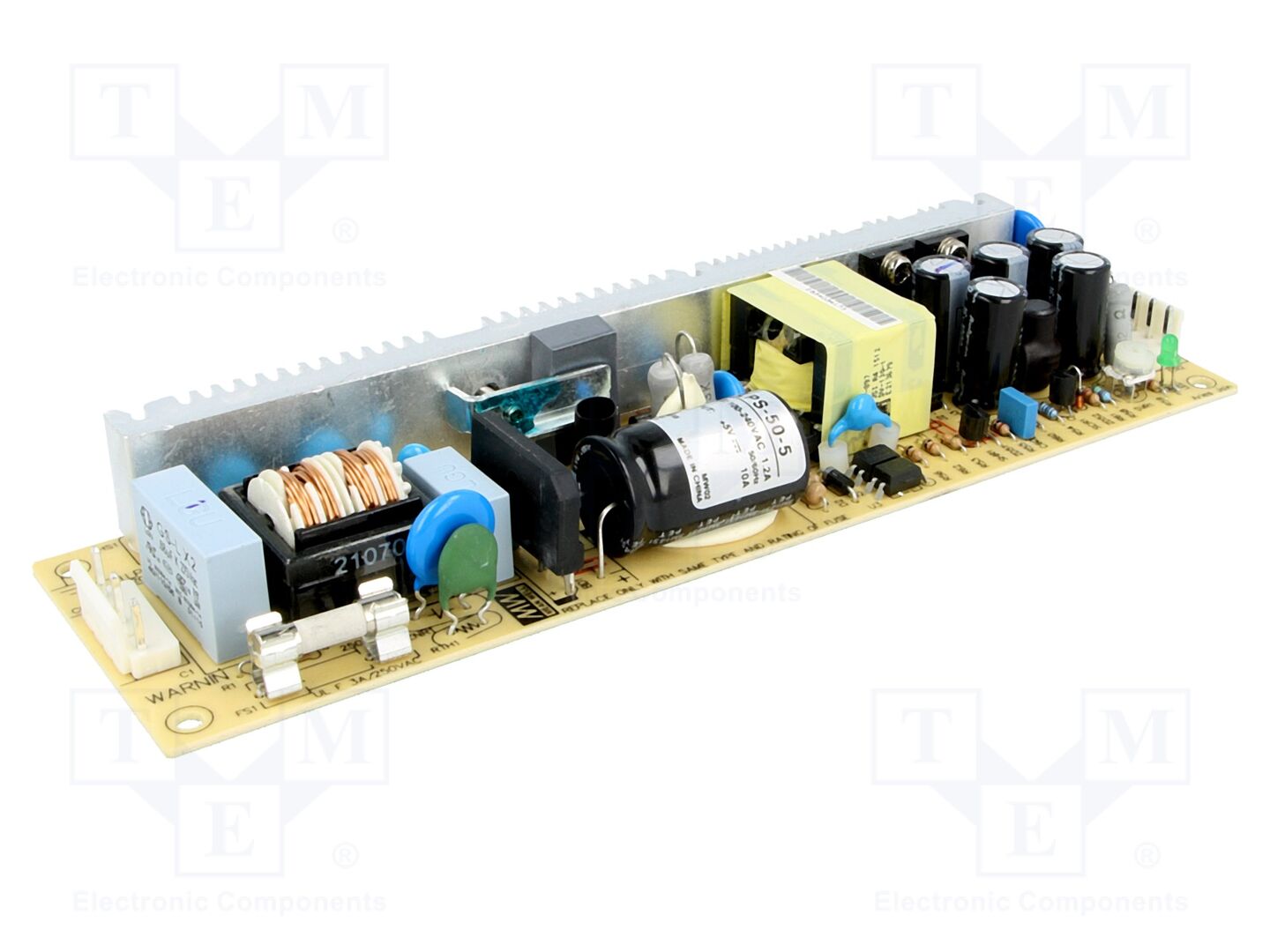 MEAN WELL LPS-50-5 Avoin kytkinlähde 50W 127-370VDC