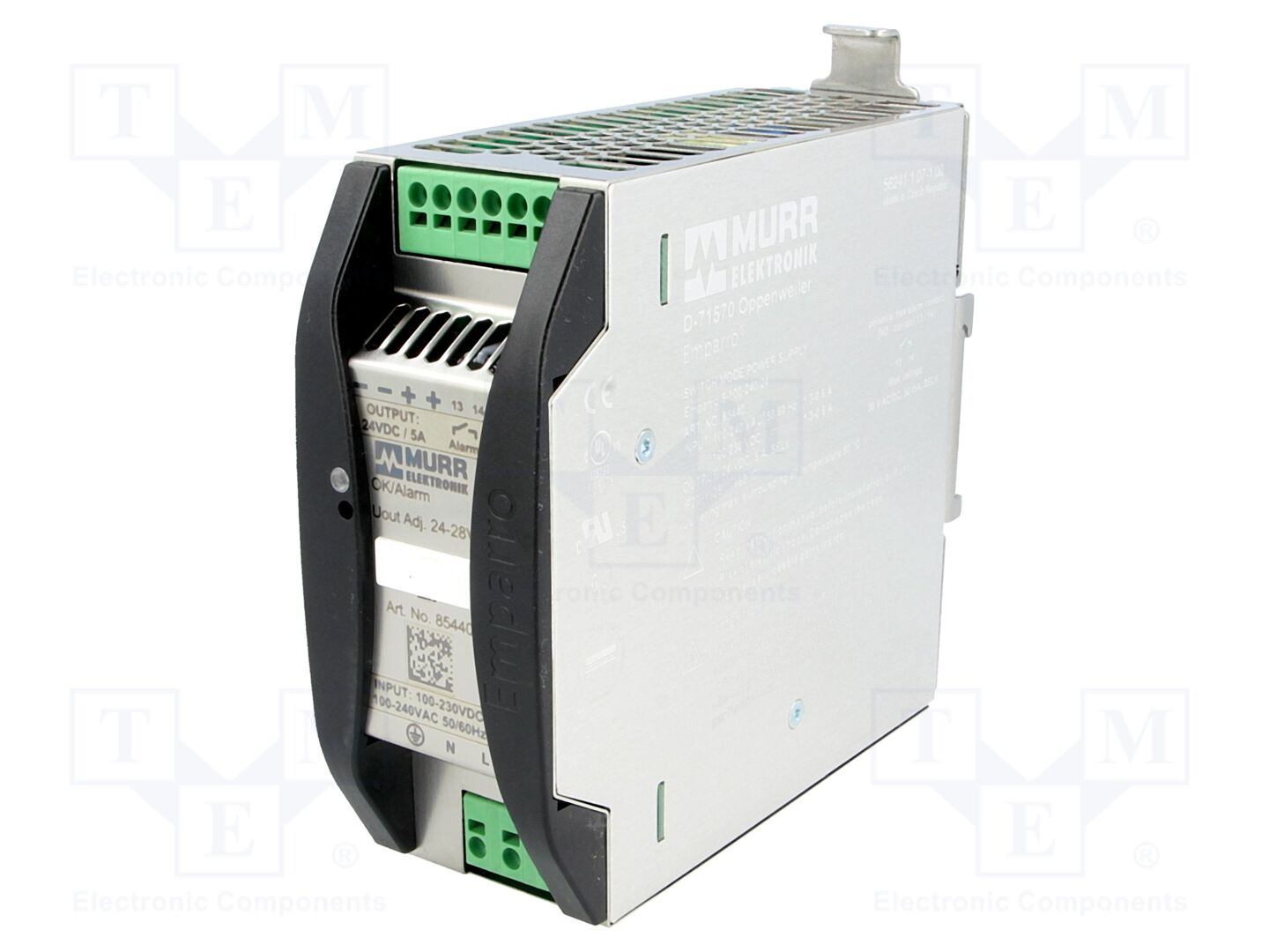 MURRELEKTRONIK 85440 Kiskokiinnitteinen kytkentävirtalähde 120W 24VDC 5A