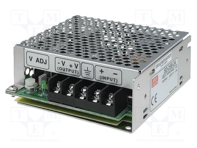 MEAN WELL SD-25B-24 DC/DC-muunnin 26.4W