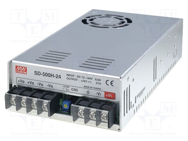 MEAN WELL SD-500H-24 DC/DC-muunnin 504W