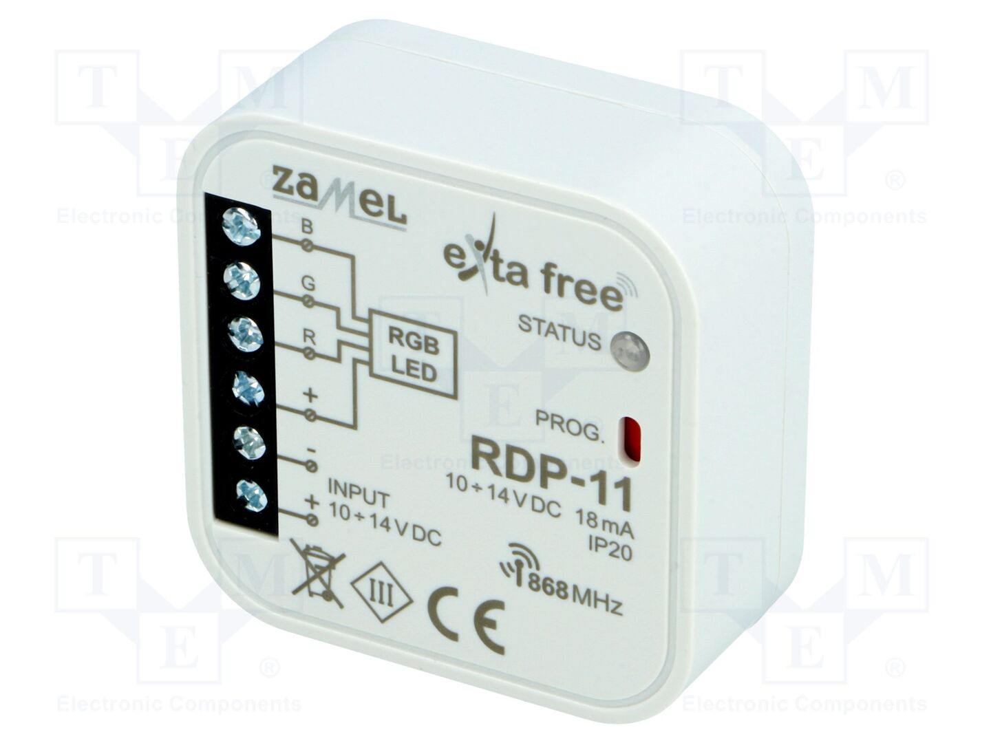 ZAMEL RDP-11 RGB-ohjain 10÷14VDC