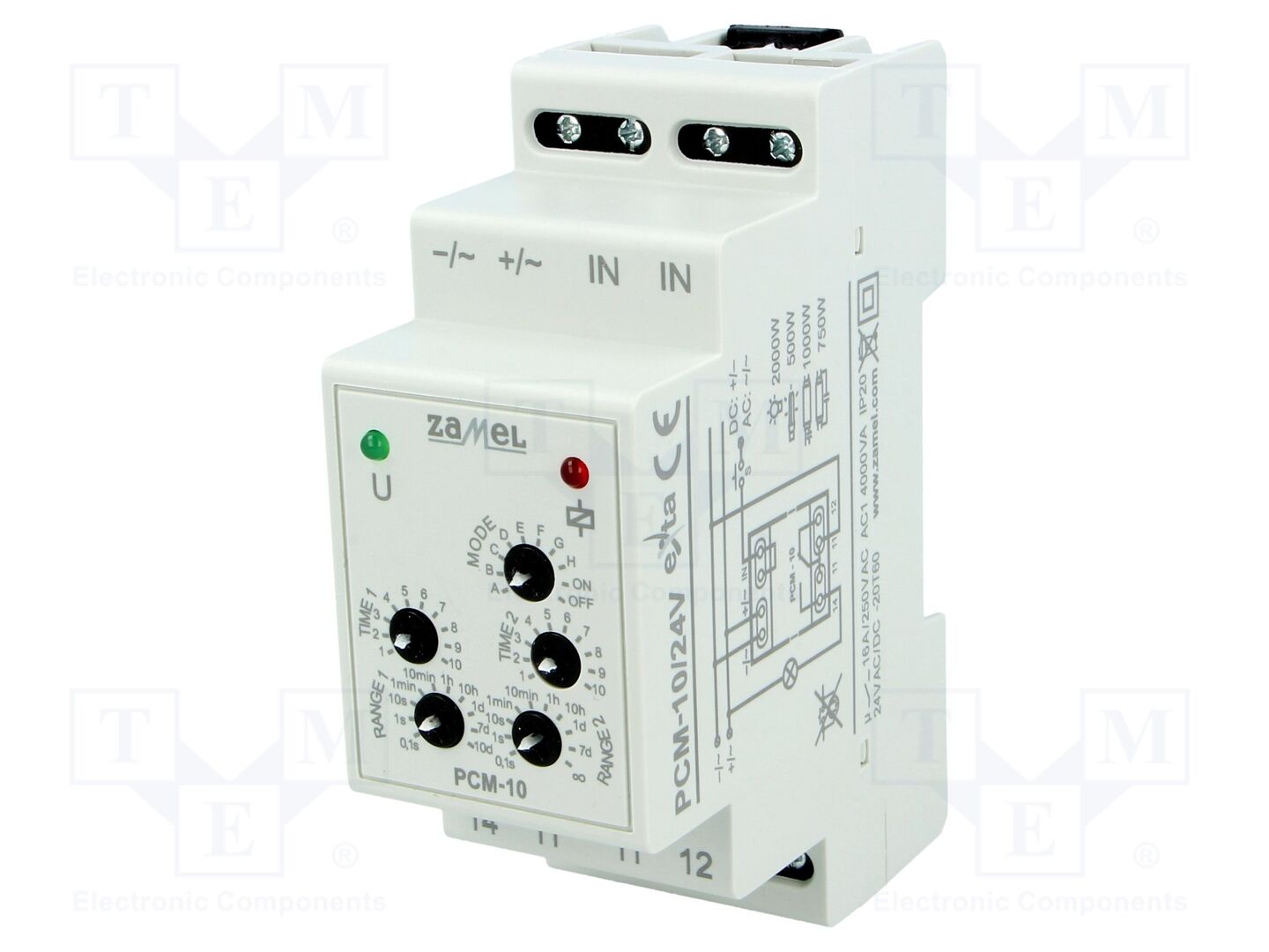 ZAMEL PCM-10/24V Analoginen ajastin 24VDC