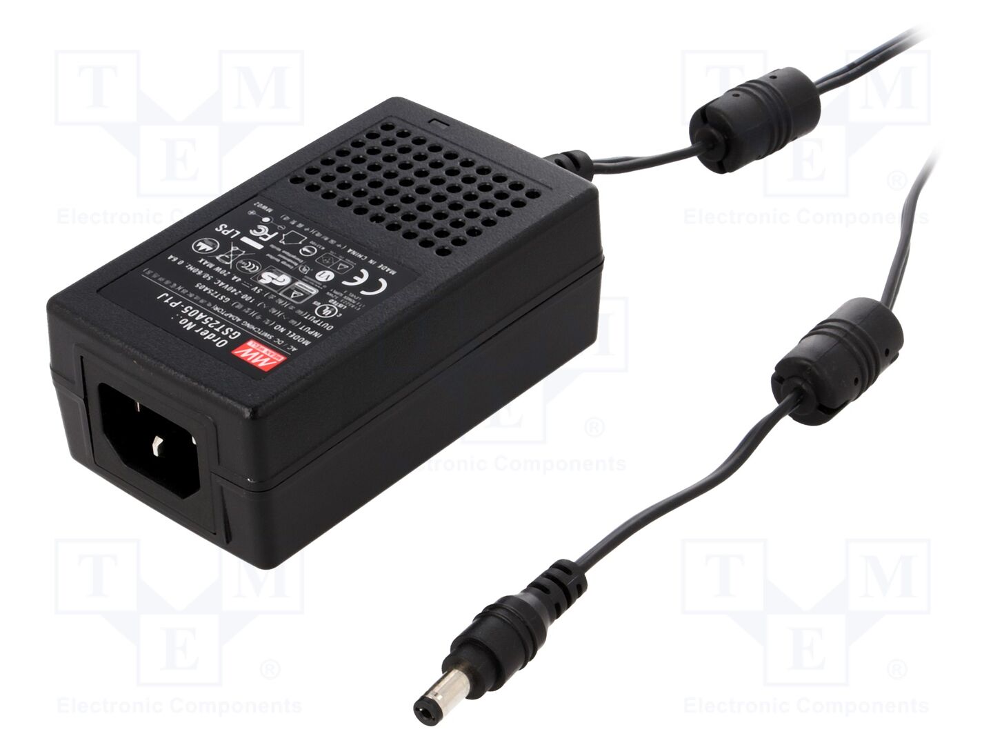 MEAN WELL GST25A07-P1J Kytkinlähde 7,5VDC 2,93A 22W