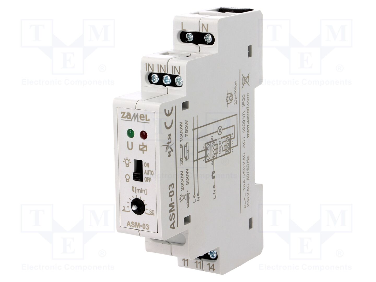 ZAMEL ASM-03 Porraskytkin 230VAC