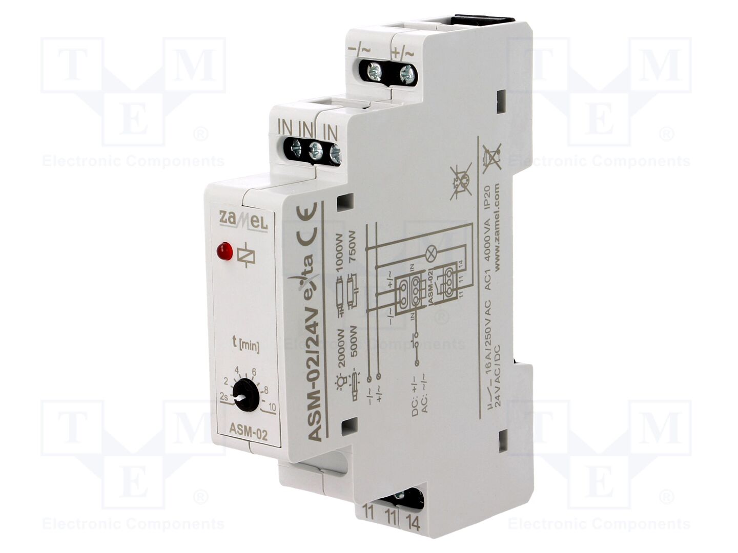 ZAMEL ASM-02/24V Porrasautomaatti 24VAC/24VDC
