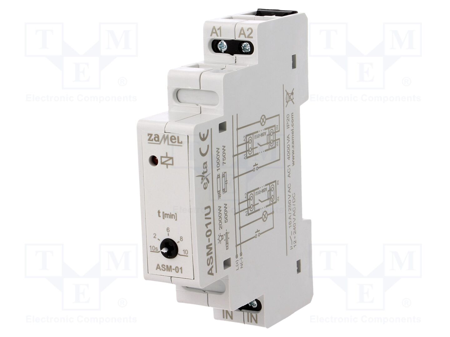 ZAMEL ASM-01/U Porrasvaloautomaatti 12-240VAC/VDC