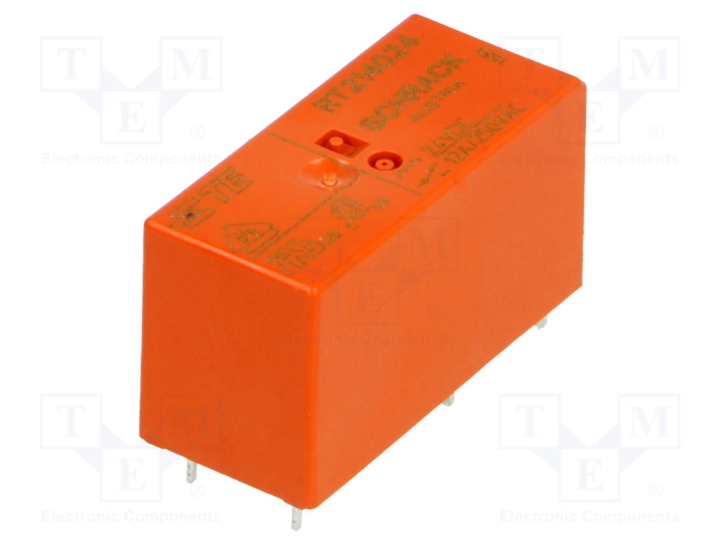 TE Connectivity RT214024 Sähkömagneettinen rele 24VDC