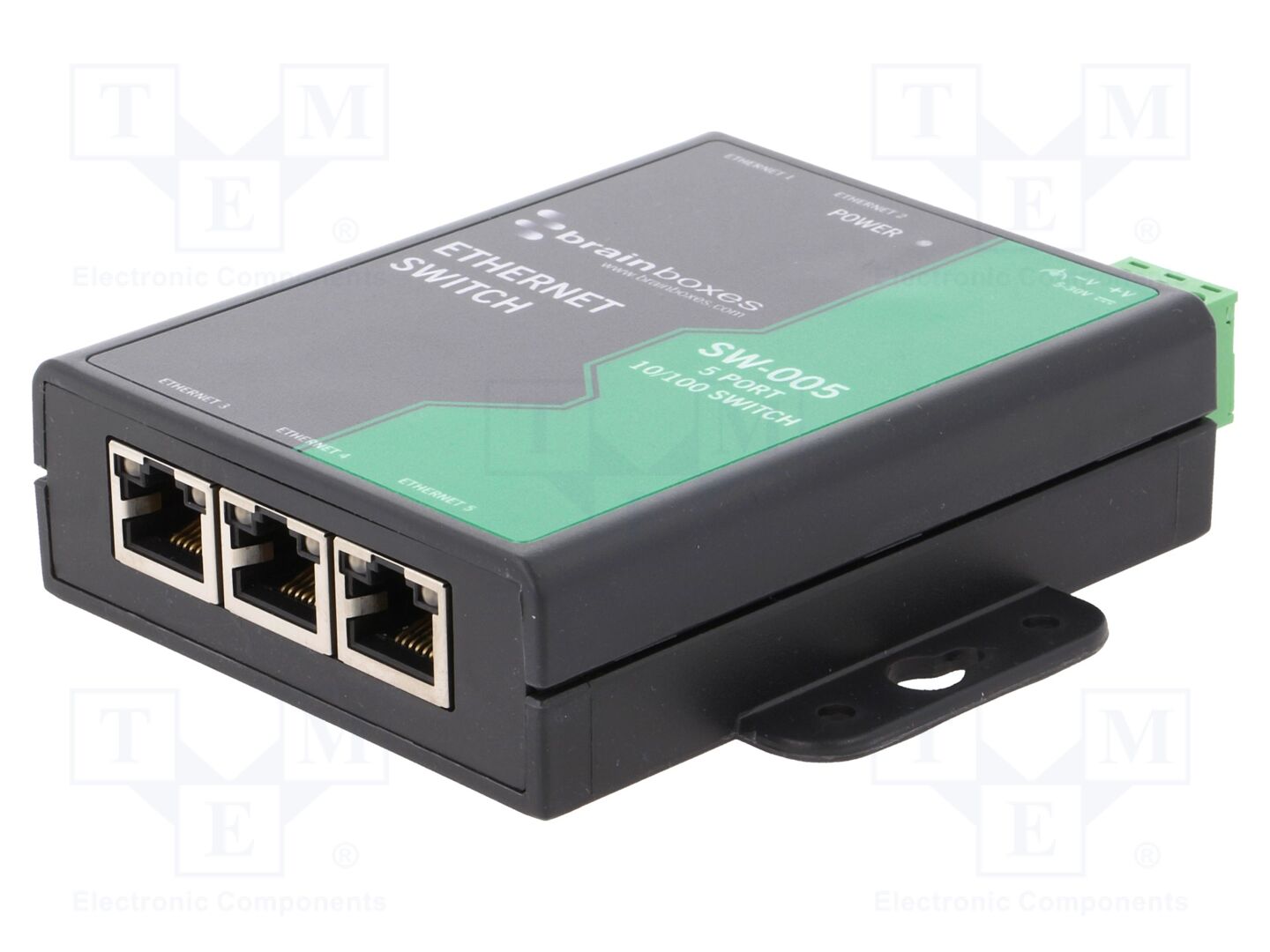 BRAINBOXES SW-005 Ethernet-kytkin 5-30VDC