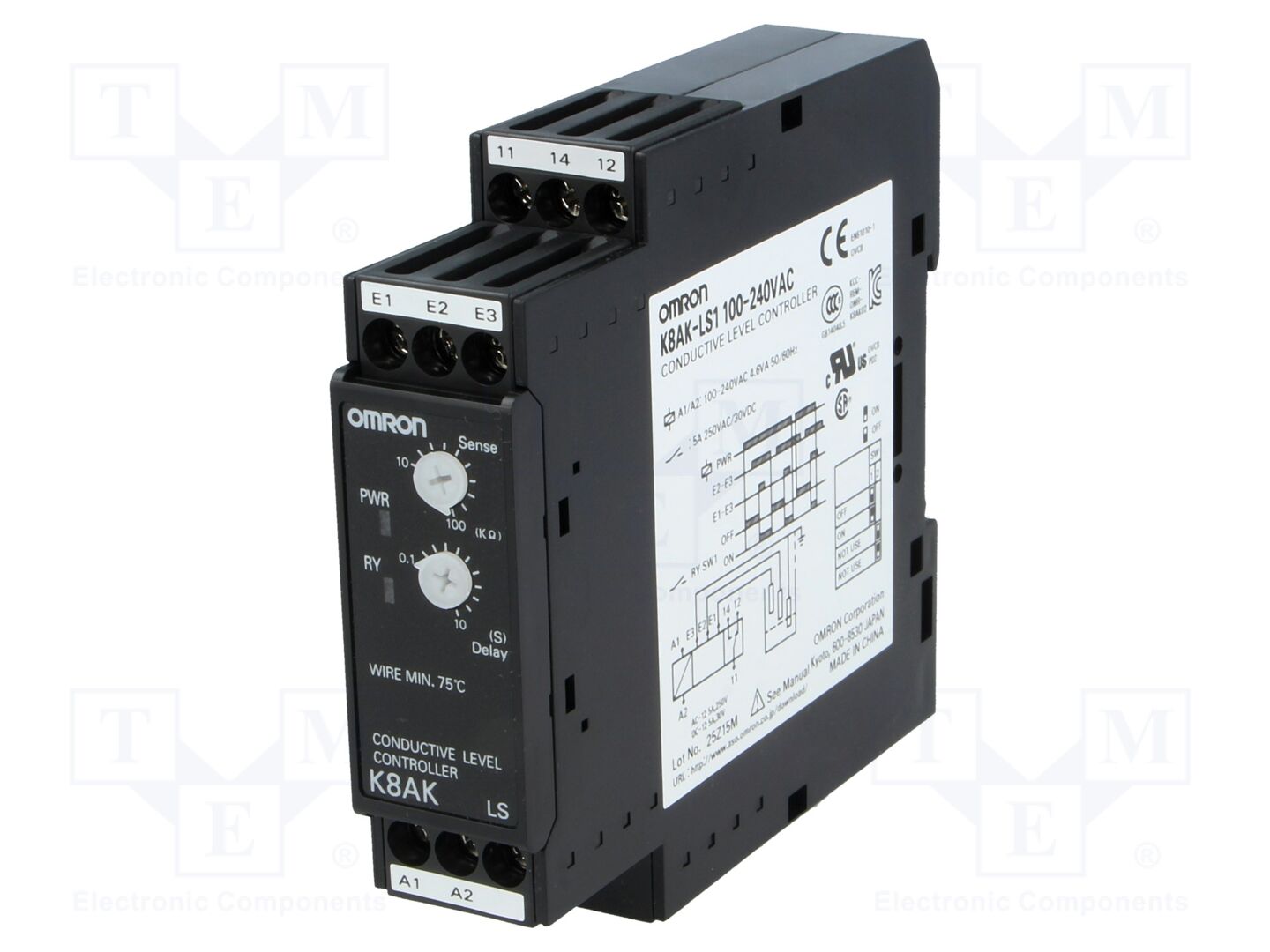 OMRON K8AK-LS1-230 Valvontarele 100-240VAC