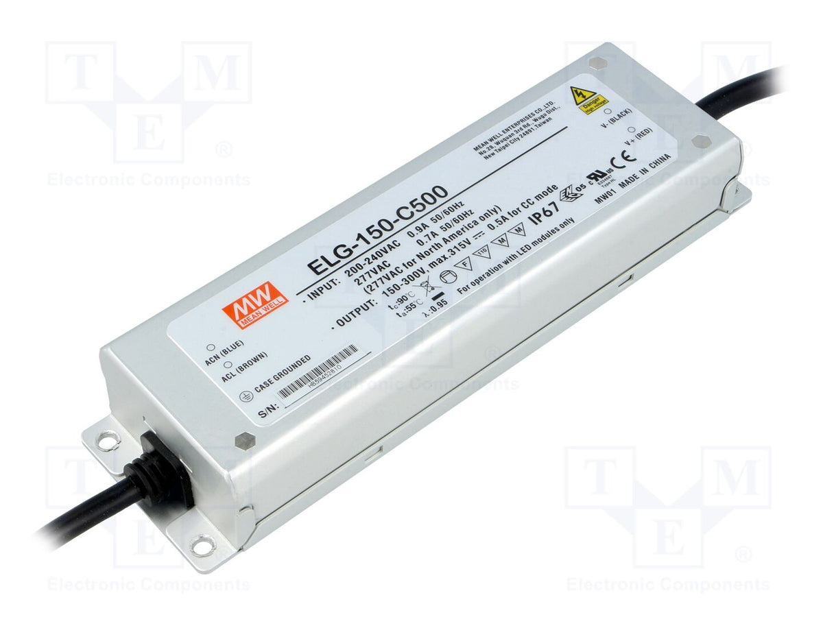 MEAN WELL ELG-150-C500 LED-virtalähde 150W 500mA