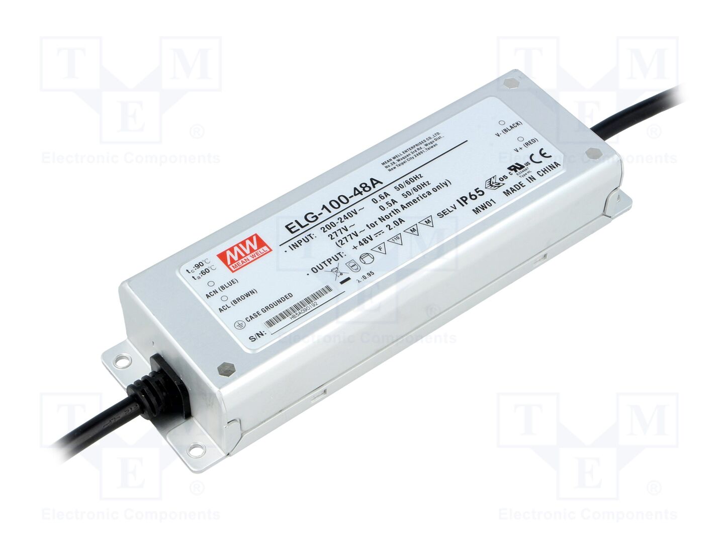 MEAN WELL ELG-100-48A LED-verkkolaite 96W 48VDC