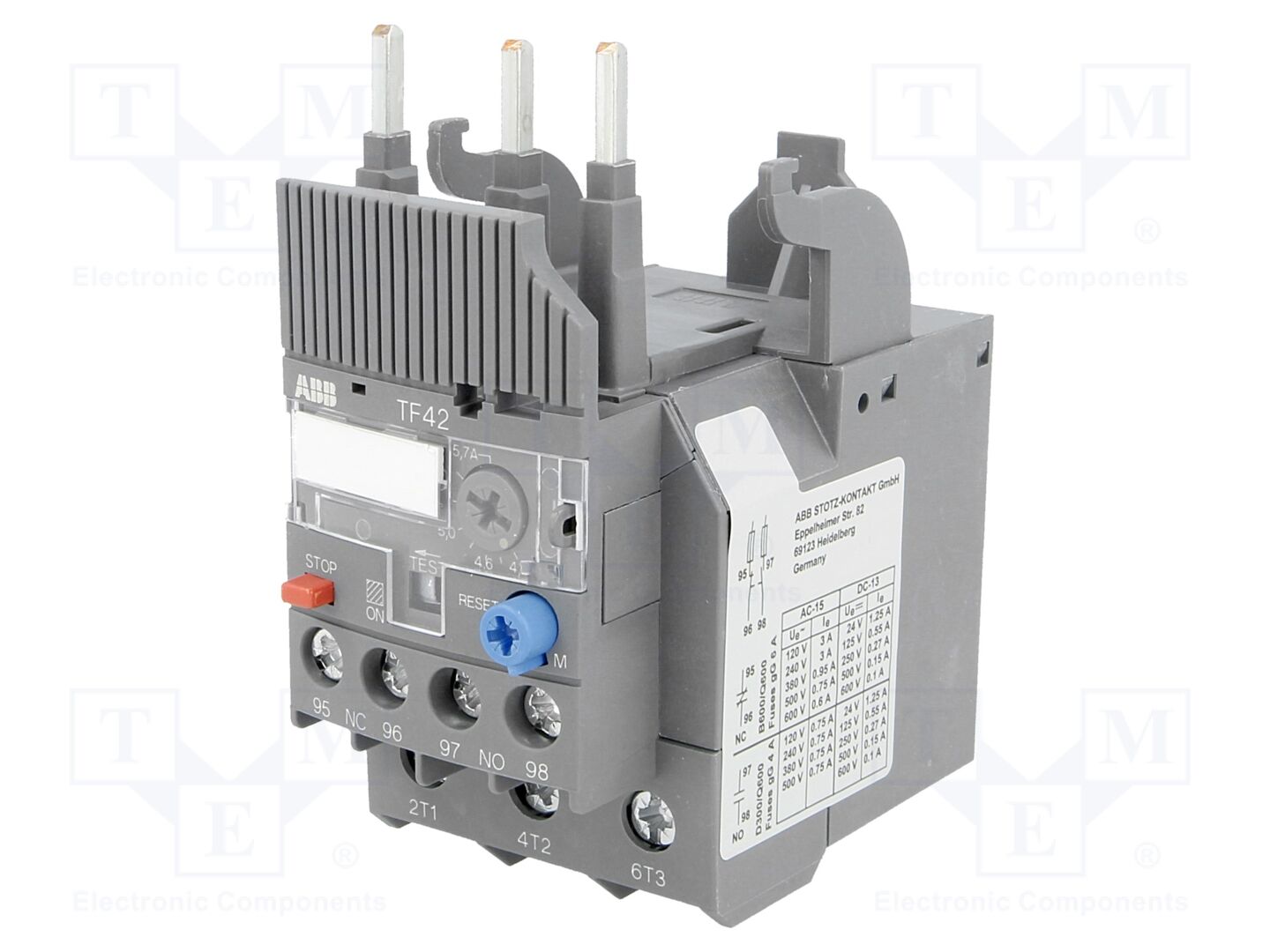 ABB TF42-5.7 Terminen rele 4.2-5.7A