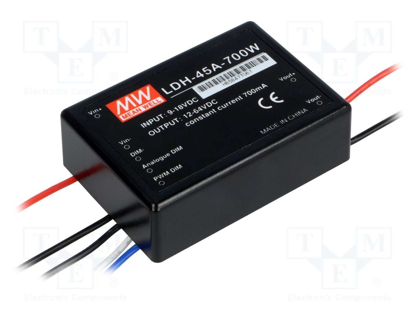 MEAN WELL LDH-45A-700W DC/DC-muunnin 44W