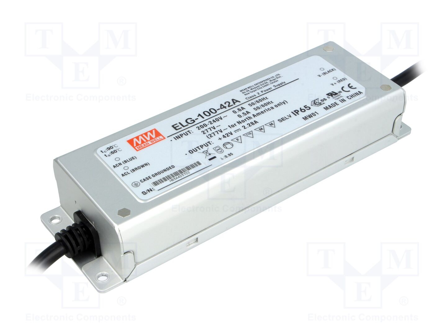 MEAN WELL ELG-100-42A LED-virtalähde 96W 42VDC