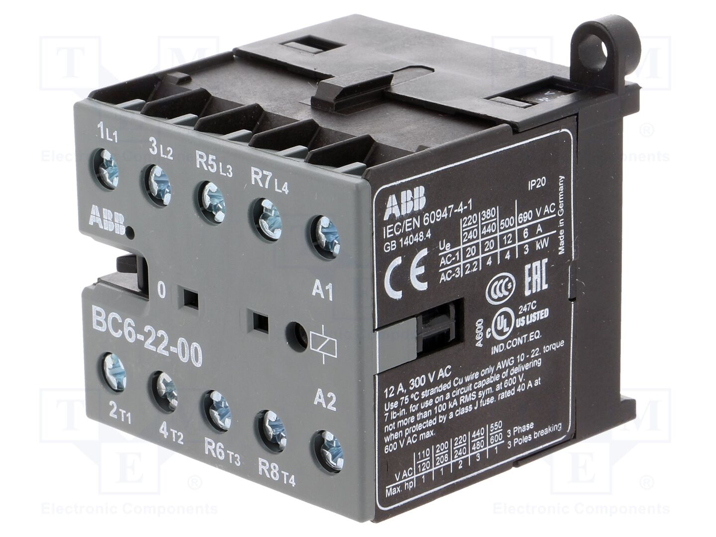 ABB BC6-22-00-01 Kontaktori 24VDC